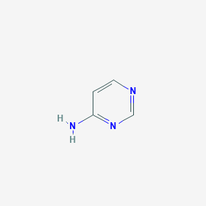 molecular formula C4H5N3 B068150 4-氨基嘧啶 CAS No. 176772-96-6