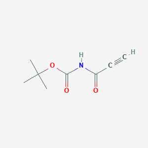 molecular formula C8H11NO3 B068216 Tert-butyl N-prop-2-ynoylcarbamate CAS No. 162107-51-9