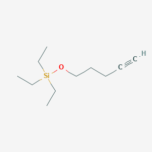 Triethyl(pent-4-ynoxy)silane