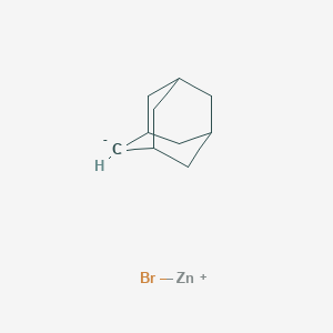 molecular formula C10H15BrZn B068246 2-金刚烷基锌溴 CAS No. 171860-65-4