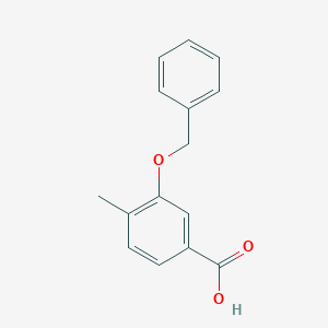 molecular formula C15H14O3 B068251 3-(Benzyloxy)-4-methylbenzoic acid CAS No. 165662-68-0