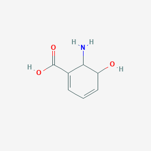 6-Amino-5-hydroxycyclohexa-1,3-diene-1-carboxylic acid