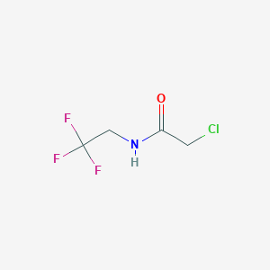 molecular formula C4H5ClF3NO B068298 2-chloro-N-(2,2,2-trifluoroethyl)acetamide CAS No. 170655-44-4