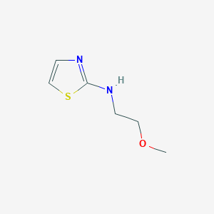 molecular formula C6H10N2OS B068303 N-(2-methoxyethyl)-2-Thiazolamine CAS No. 187964-47-2