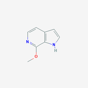 molecular formula C8H8N2O B068310 7-Methoxy-1H-pyrrolo[2,3-C]pyridine CAS No. 160590-40-9