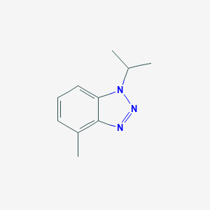 molecular formula C10H13N3 B068311 4-Methyl-1-propan-2-ylbenzotriazole CAS No. 169212-84-4