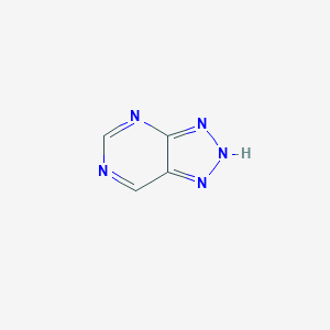 molecular formula C4H3N5 B068329 8-Azapurine CAS No. 179268-22-5