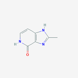 molecular formula C7H7N3O B068346 2-Methyl-1,5-dihydroimidazo[4,5-c]pyridin-4-one CAS No. 163452-68-4