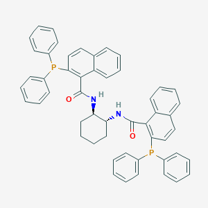 molecular formula C52H44N2O2P2 B068366 (R,R)-DACH-naphthyl Trost ligand CAS No. 174810-09-4