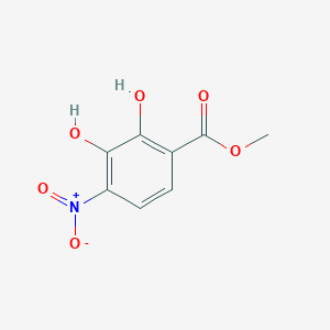 molecular formula C8H7NO6 B068389 Methyl 2,3-dihydroxy-4-nitrobenzoate CAS No. 183005-93-8