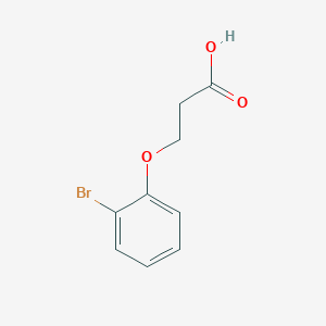 molecular formula C9H9BrO3 B068392 3-(2-溴苯氧基)丙酸 CAS No. 165538-35-2