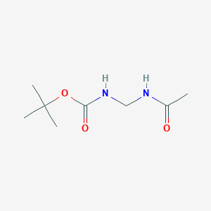 molecular formula C8H16N2O3 B068416 Tert-butyl N-(acetamidomethyl)carbamate CAS No. 194223-90-0
