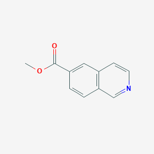 molecular formula C11H9NO2 B068428 异喹啉-6-甲酸甲酯 CAS No. 173089-82-2