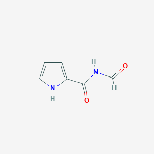 molecular formula C6H6N2O2 B068452 N-甲酰基-1H-吡咯-2-甲酰胺 CAS No. 160156-23-0