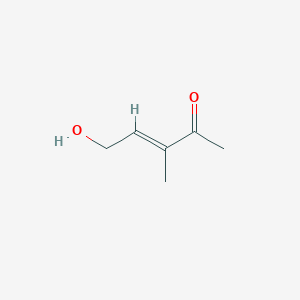 molecular formula C6H10O2 B068453 (3E)-3-Methyl-5-hydroxy-3-penten-2-one CAS No. 160456-56-4