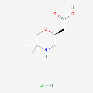 molecular formula C8H16ClNO3 B068524 SCH-50911 游离碱 CAS No. 160415-07-6