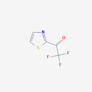 molecular formula C5H2F3NOS B068539 2-(Trifluoroacetyl)thiazole CAS No. 174824-75-0