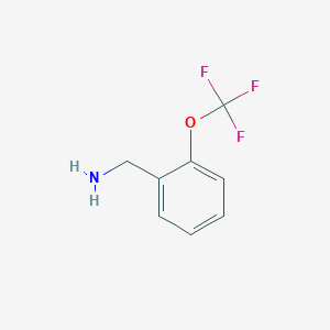 molecular formula C8H8F3NO B068571 2-(Trifluoromethoxy)benzylamine CAS No. 175205-64-8