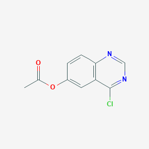 B068581 4-Chloroquinazolin-6-yl acetate CAS No. 179246-11-8