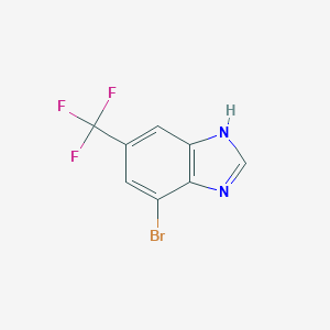 molecular formula C8H4BrF3N2 B068582 4-溴-6-(三氟甲基)-1h-苯并[d]咪唑 CAS No. 175135-14-5