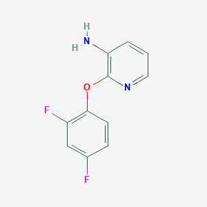 molecular formula C11H8F2N2O B068588 3-氨基-2-(2,4-二氟苯氧基)吡啶 CAS No. 175135-63-4