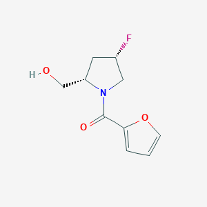 [(2S,4S)-4-fluoro-2-(hydroxymethyl)pyrrolidin-1-yl]-(furan-2-yl)methanone