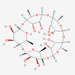 molecular formula C30H50O20 B068599 Cyclorhamnopentaose CAS No. 159495-25-7