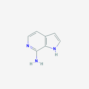 molecular formula C7H7N3 B068613 1H-吡咯并[2,3-c]吡啶-7-胺 CAS No. 165669-36-3