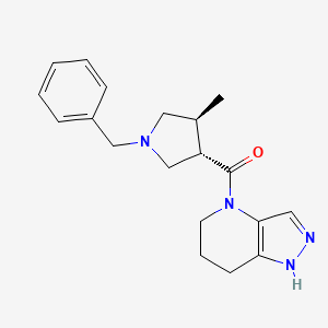 [(3S,4S)-1-benzyl-4-methylpyrrolidin-3-yl]-(1,5,6,7-tetrahydropyrazolo[4,3-b]pyridin-4-yl)methanone