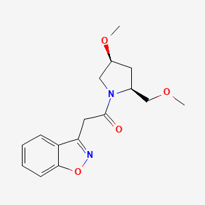 2-(1,2-benzoxazol-3-yl)-1-[(2S,4S)-4-methoxy-2-(methoxymethyl)pyrrolidin-1-yl]ethanone