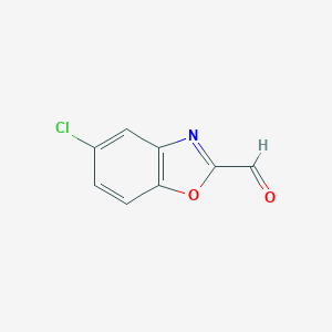 B068640 5-Chlorobenzo[D]oxazole-2-carbaldehyde CAS No. 190834-63-0