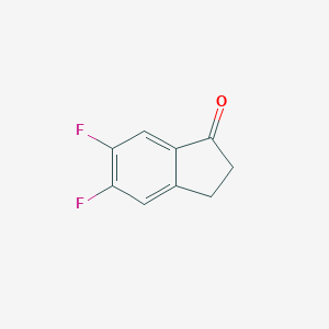 molecular formula C9H6F2O B068645 5,6-二氟-1-茚满酮 CAS No. 161712-77-2