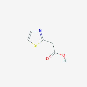 molecular formula C5H5NO2S B068653 2-Thiazoleacetic acid CAS No. 188937-16-8