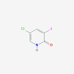 molecular formula C5H3ClINO B068660 5-Chloro-3-iodopyridin-2(1H)-one CAS No. 188057-28-5