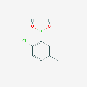 molecular formula C7H8BClO2 B068662 2-氯-5-甲基苯硼酸 CAS No. 193353-35-4