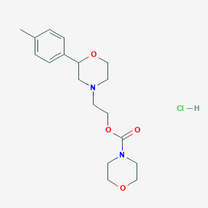 B068686 4-Morpholinecarboxylic acid, 2-(2-(4-methylphenyl)-4-morpholinyl)ethyl ester, monohydrochloride CAS No. 185759-14-2