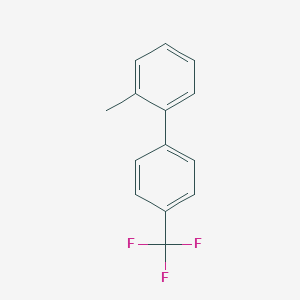 molecular formula C14H11F3 B068689 2-甲基-4'-(三氟甲基)-1,1'-联苯 CAS No. 167021-49-0