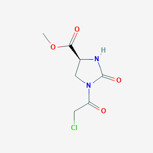 (S)-Methyl 1-(2-chloroacetyl)-2-oxoimidazolidine-4-carboxylate