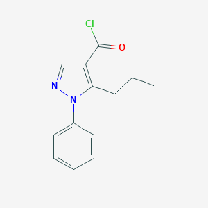 1-Phenyl-5-propyl-1H-pyrazole-4-carbonyl chloride