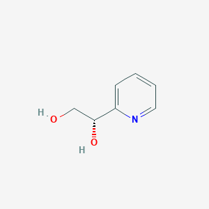 molecular formula C7H9NO2 B068727 (S)-1-(pyridin-2-yl)ethane-1,2-diol CAS No. 162238-27-9