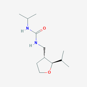 1-propan-2-yl-3-[[(2R,3R)-2-propan-2-yloxolan-3-yl]methyl]urea