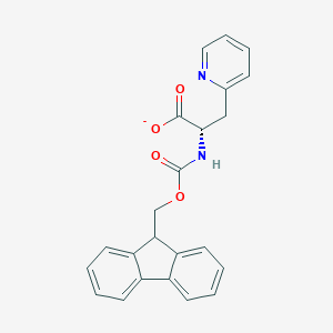 molecular formula C23H19N2O4- B068737 Fmoc-L-2-Pyridylalanine CAS No. 185379-40-2