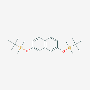 molecular formula C22H36O2Si2 B068772 2,7-双(叔丁基二甲基甲硅烷基氧基)萘 CAS No. 178161-06-3