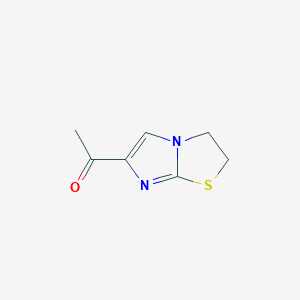 B068813 1-(2,3-Dihydroimidazo[2,1-b]thiazol-6-yl)ethanone CAS No. 161402-83-1