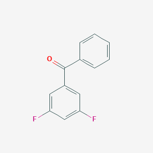 molecular formula C13H8F2O B068835 3,5-二氟二苯甲酮 CAS No. 179113-89-4