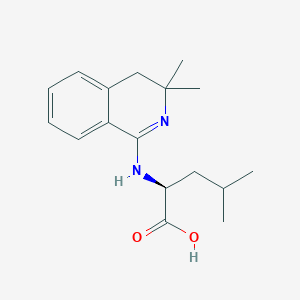 L-Isoleucine, N-(3,4-dihydro-3,3-dimethyl-1-isoquinolinyl)-