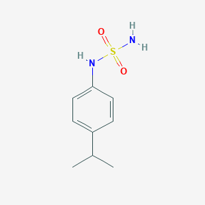 molecular formula C9H14N2O2S B068902 Sulfamide, [4-(1-methylethyl)phenyl]-(9CI) CAS No. 178978-38-6
