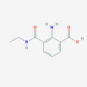 molecular formula C10H12N2O3 B068907 2-amino-3-(ethylcarbamoyl)benzoic Acid CAS No. 167903-01-7