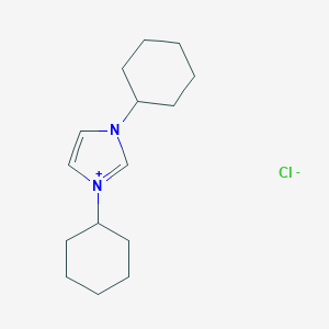 molecular formula C15H25ClN2 B068915 1,3-二环己基-咪唑鎓氯化物 CAS No. 181422-72-0