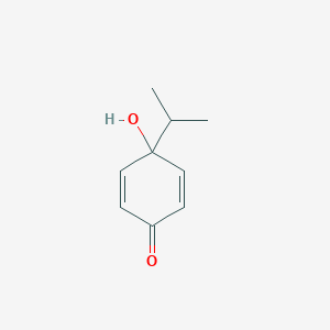 molecular formula C9H12O2 B068923 4-Hydroxy-4-propan-2-ylcyclohexa-2,5-dien-1-one CAS No. 192193-84-3